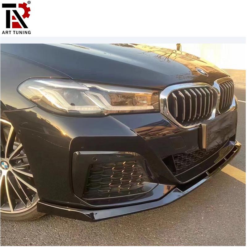 BMW New 5 Series G30/G38 LCI '21 M Sport Gloss Black FD Front Lip.