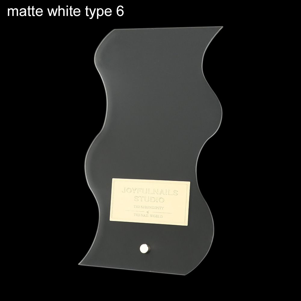 Акриловый прозрачный матовый демонстрационный стенд для накладных ногтей, держатель для дизайна ногтей, демонстрационная доска, цветная карта