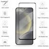 Стекло Full Cover для Samsung Galaxy S25 Закаленное стекло Samsung S25 Plus Защитная пленка для экрана HD Пленка на объектив телефона Samsung Galaxy S25