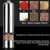 Viewable Electric Salt Pepper Grinder One Handed Operation Pepper Grinder  Kitchen