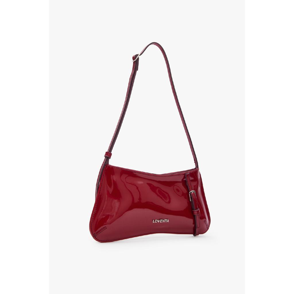 Сумка через плечо с поясом Темно-Бордовый Красный Eleanor