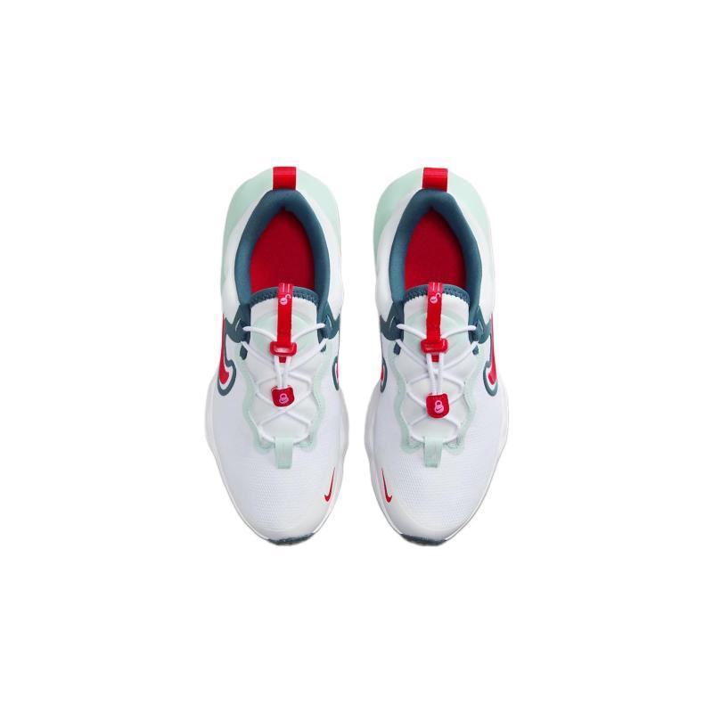 Nike Беговые кроссовки для детей Run Flow Cushioning Низкий верх Белый Зеленый DR0472-101