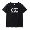 CSI Не терпит идиотов Забавная саркастическая графическая футболка Топы Мужские Летние Повседневная с круглым вырезом С коротким рукавом Буквы Слоганы Напечатанная рубашка