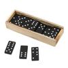 1set Wooden Domino Blocks Kits Board Games Travel Funny Table Game Domino Toys For Kid Children Educational Toys Gifts