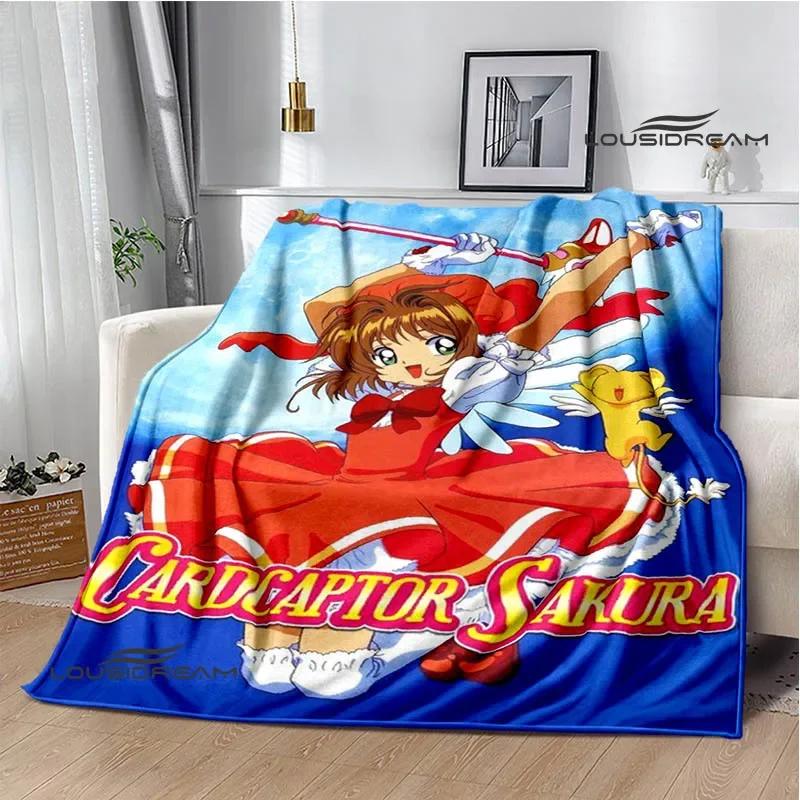 Card Captor Sakura Cartoon blankets fashion blankets Warm Flannel Soft Comfortable Blanket Home Travel Blanket Birthday Gift