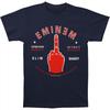 Мужская футболка Eminem Detroit Finger X Синяя