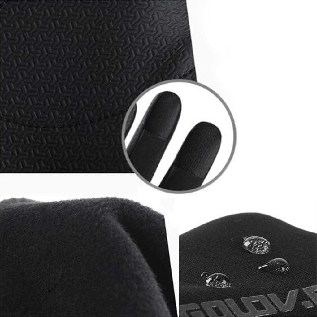 Мужские и женские зимние перчатки для мотоциклистов, перчатки для защиты от холода, водонепроницаемые, ветрозащитные, утолщенные перчатки для спорта на открытом воздухе, теплые перчатки для бега и лыж