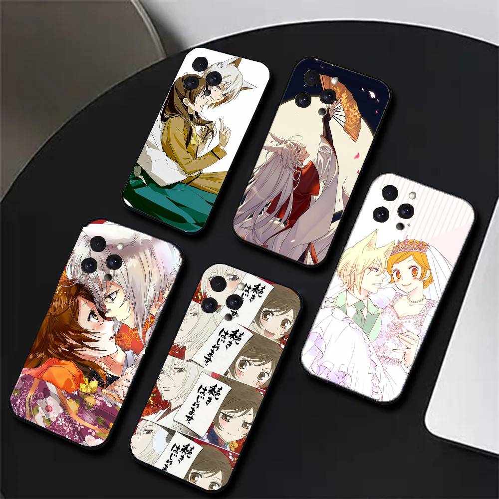 Чехол для телефона K-Kamisama Love Аниме для IPhone 17 Air 16 15 14 13 Pro Max 11 12 Черный Силиконовый Чехол