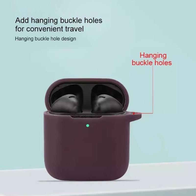 Силиконовый чехол для наушников Силиконовый защитный чехол для наушников-вкладышей Элегантный силиконовый кейс Футляр для хранения наушников для кармана