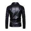 Весенняя кожаная куртка мужская корейская версия модная красивая молодежная куртка с лацканами кожаная куртка мужская весенне-осенняя куртка