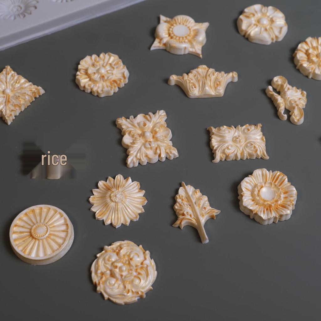 Европейская ретро форма для драгоценных камней из силикона для торта, мастики, шоколада и DIY свечей