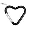 20 шт. карабин в форме сердца, прочный алюминиевый брелок, зажим, пружинный крючок, пряжка для рюкзака, бутылка для воды, аксессуары для кемпинга на открытом воздухе