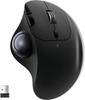 Ewin Trackball Mouse Compatible with Bluetooth Connect 3 Devices Simultaneously Trackball Wireless Mouse Thumb Quiet Type High Precision Ergonomics