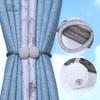 Pearl Magnetic Curtains with Buckles Modern Window Curtains Magnetic Tie Holder Clips Holders Curtain Belt Accessories