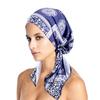 Fashion Headscarf Hat New Women Hat Flower Print Bandana Scarf Muslim Chemo Hat for Parties Travel and Daily Use