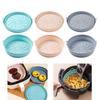 Round Collapsible Baking Sheet Air Fryer Silicone Pot Thick Reusable Silicone Square Air Fryer Liner Baking Tray Baking Utensils