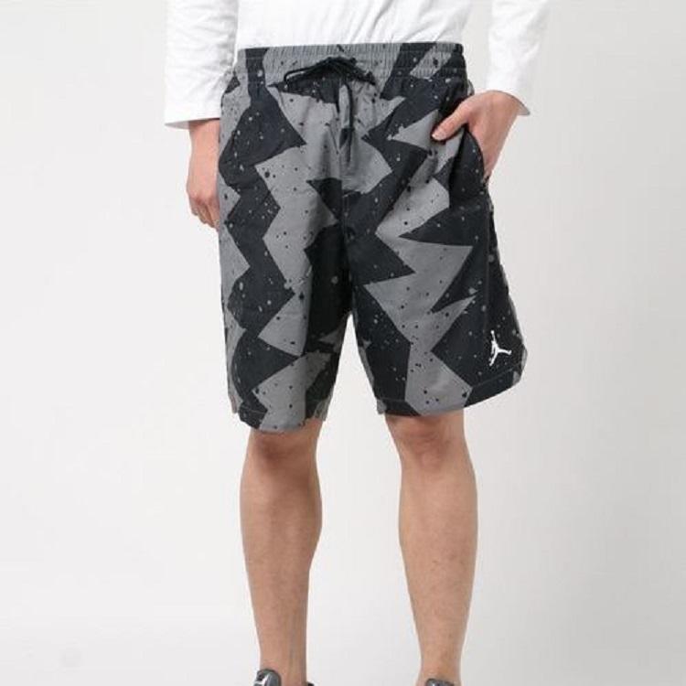 Jordan Splatter Paint Drawstring Loose Sports Shorts Men Bottoms Black CJ4702-084