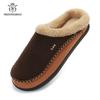 Fashion Home Men Slippers Winter Plush Warm Shoes Men Casual Flat House Indoor Bedroom Cotton Slides Comfort Slippers Men