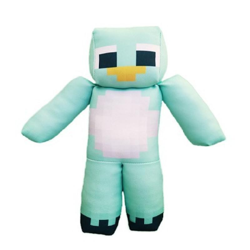 Minecraft Milo And Chip Plush Toys With Pp Cotton Filling For Kids Playroom Decor