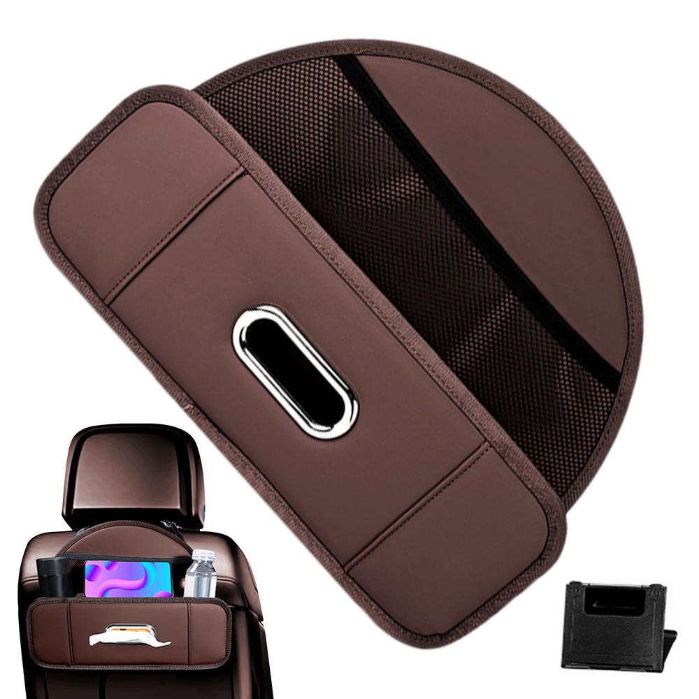 Автомобильные органайзеры для спинок сидений, подголовники для хранения вещей с держателем для мобильного телефона, коробка для салфеток, ящик для хранения зонтов на заднем сиденье автомобиля