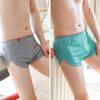 Ice Silk Men's Underwear Loose Large Size Summer Comfortable Youth Personality Breathable Male Quadrangular Shorts Tide