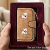 West Highland White Terrier Men's Large Capacity Wallet with Business Card Slot and Cash Pocket, Suitable for Formal Occasions and Office Use, Ideal