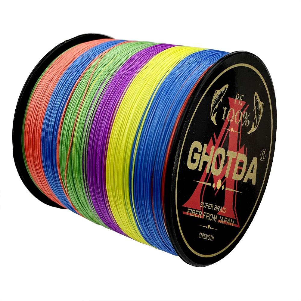 GHOTDA 9 Strands Braided Fishing Line Multifilament 100M Carp Fishing Japanese Braided Wire Fishing Accessories Sea
