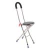 Multi-functional Anti-slip Folding Cane Stool for Elderly – Lightweight and Four-legged Chair for Outdoor Walking