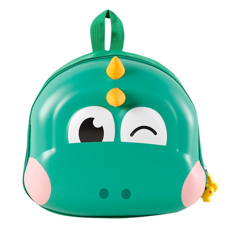 Stylish Cute Dinosaur Kids Backpack Fashionable Cartoon Shell Design For Boys And Girls
