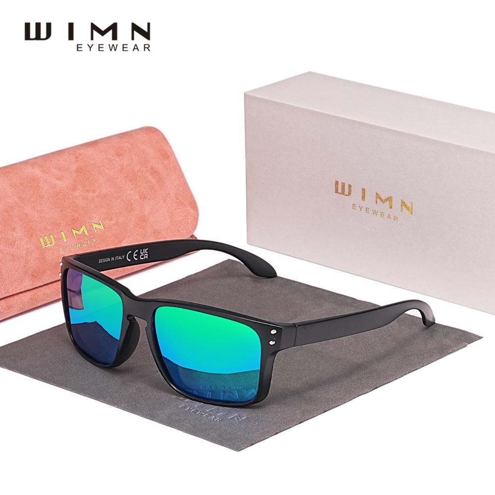 WIMN Классические поляризованные мужские солнцезащитные очки Женские солнцезащитные очки Антибликовые зеркальные линзы Очки для спорта на открытом воздухе