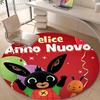 1pc Bing Bunny3 Design Printed Area Round Carpet for Bedroom Living Room Home Decor Rugs Mat Non Slip Mat Rug for Bedside