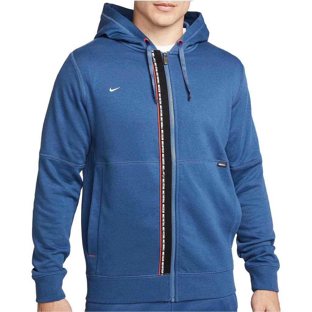 Nike Толстовки Мужские Синие С Капюшоном Умеренная Кардиган DH9684-410
