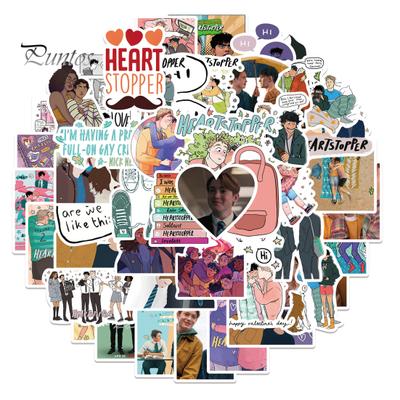 50 шт. граффити наклейки многоцелевые декоративные водонепроницаемые наклейки Heartstopper наклейки для багажа ноутбука