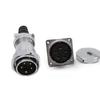 WEIPU WY48 TI+Z 5-контактный 20 27 38 42-контактный M48 Водонепроницаемый Наружный IP68 Металлический Авиационный Электрический Разъем Адаптер Зарядка Большой Ток