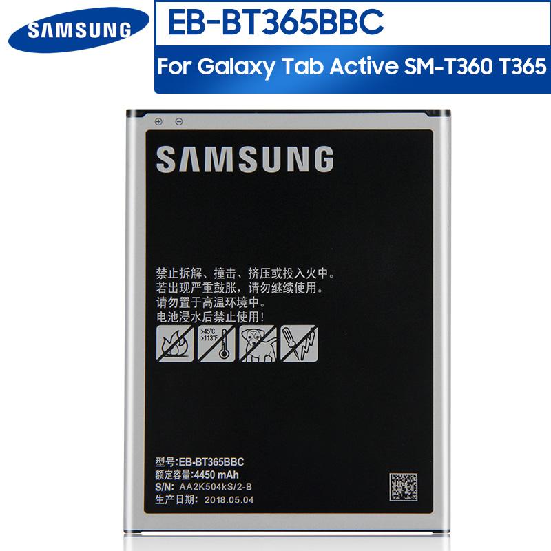 Оригинальный аккумулятор для планшета Samsung Galaxy Tab Active T365 T360 SM-T360 EB-BT365BBE EB-BT365BBC 4500 мАч