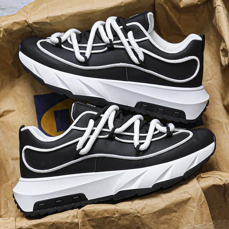 Модная спортивная обувь на платформе для спорта и отдыха, мягкие и удобные повседневные кроссовки для мужчин, износостойкая обувь для мужчин, новые