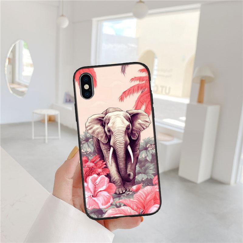 FM2 Animal Elephant Soft Shell Phone Case for Xiaomi Xiaomi Poco M4 M5 M6 M7 X3 X6 X7 F8 Ultra Pro GT NFC