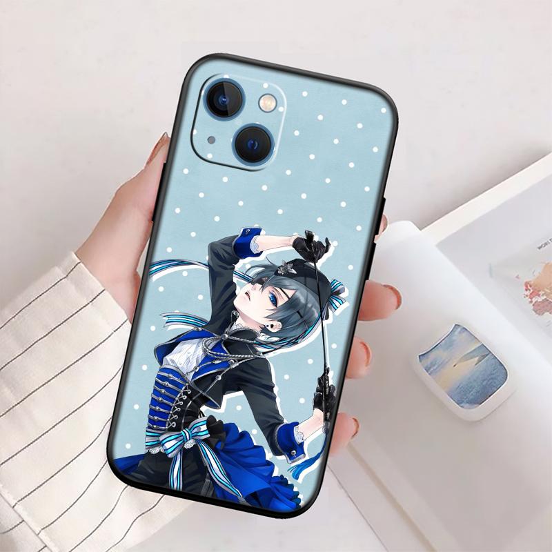 RP7 Black Butler Phone Case for Samsung Galaxy S20 S21 S22 Ultra FE + Plus A21S A22 A24 A25 A26 A30 A30S A31
