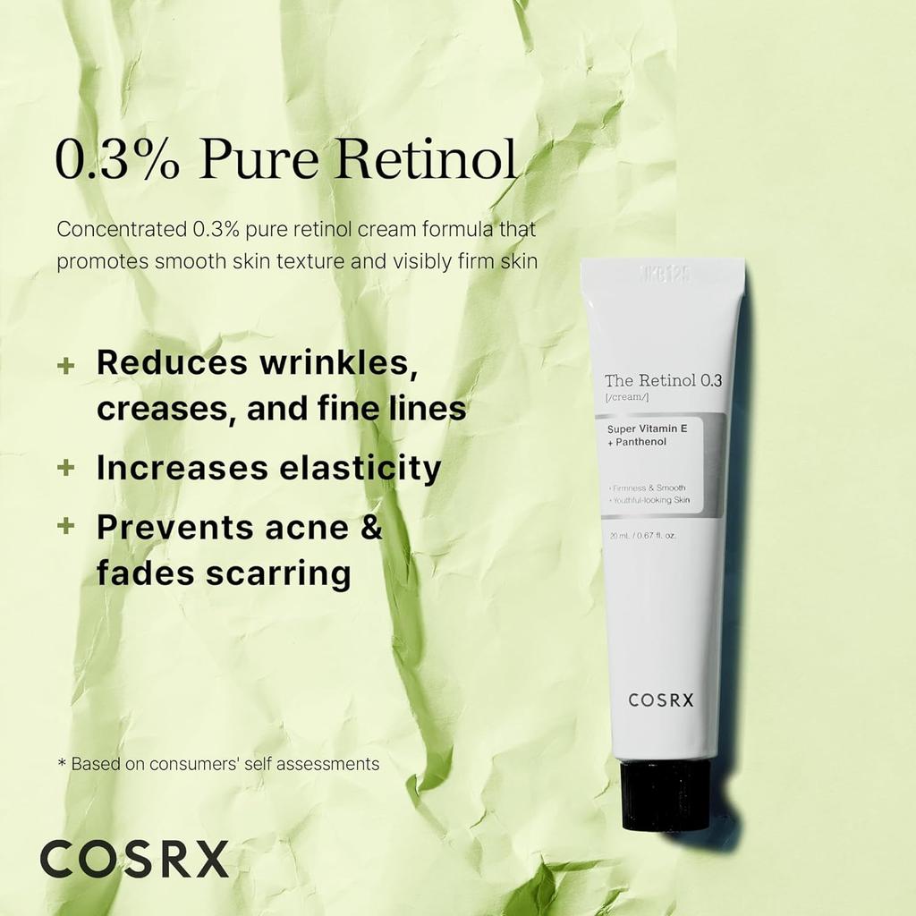 COSRX Крем Retinol 0.3 – мощный ночной крем против старения (20мл)