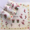 Women Beauty Santa Claus Snowflakes Decals Nail Art Stickers Water Transfer  Decoration Stickers