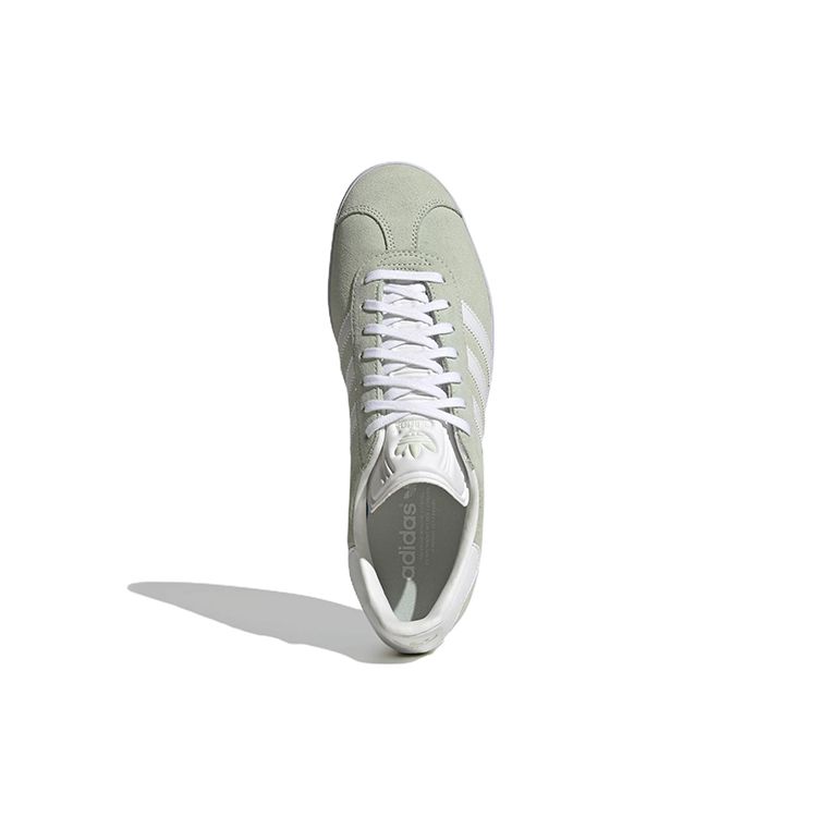 Adidas Кроссовки Gazelle Linen Green Unisex Cloud-White Gold-Metallic GX2206