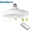 LED Smart Fan Light 30W AC110V 220V Ceiling Fan With Lighting Intelligent Remote Control E26/E27 Silent For Bedroom Living Room