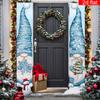 Merry Christmas Couplet Banner Gnome 1 Pair Polyester Indoor Outdoor Decor