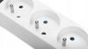 Montis extension strip 3 m 5 sockets white 20IP 16A 230V