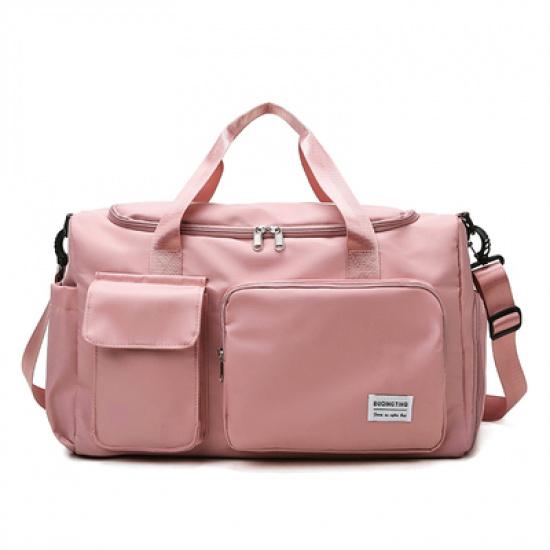 Large-capacity gym bag, travel bag for short trips, with separate shoe compartment, dry and wet separation, yoga training bag, maternity bag