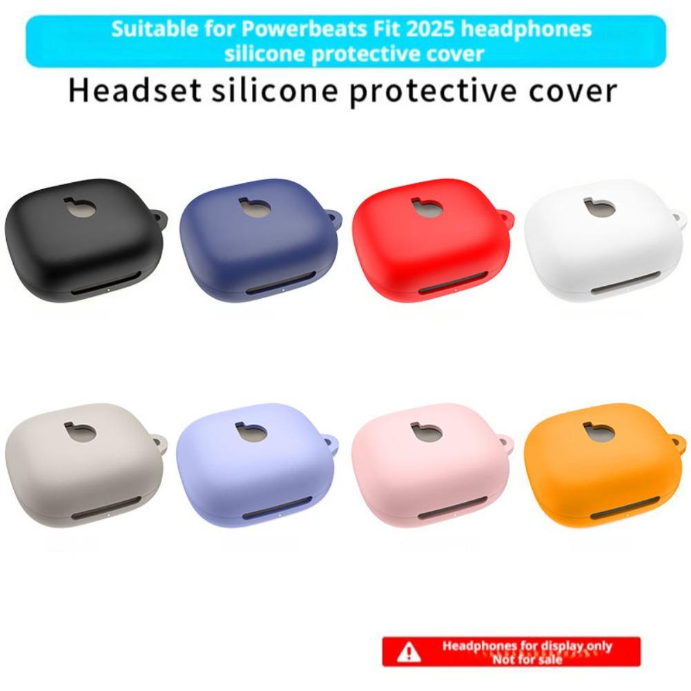 Silicone Case For Powerbeats Fit 2025 New Full Protective Cover Earphone Charging Box Sleeve For Powerbeats Fit 2025