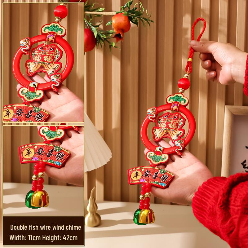 Подвесной новогодний фонарь – украшение для дома и гостиной, весенний фестиваль, колокольчики