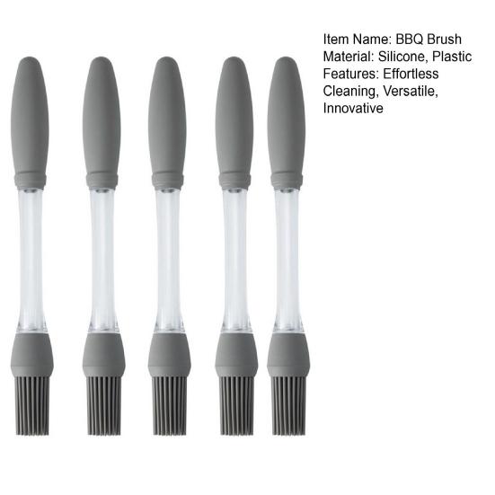 Silicone Oil Brush Basting Pastry Brush Heat Resistant Butter Sauce Brush Kitchen Gadget for BBQ Grilling Baking