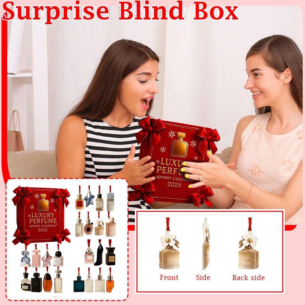Парфюмерный рождественский адвент-календарь с акриловыми подвесками для праздничных подарков и торжеств