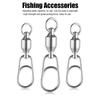Fishing Accessories Lure Connecting Ring Bearing Swivel Snap Rolling Oval Split Rings Jig Connector
